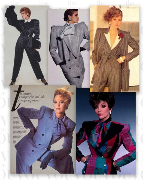 1980s power suit style